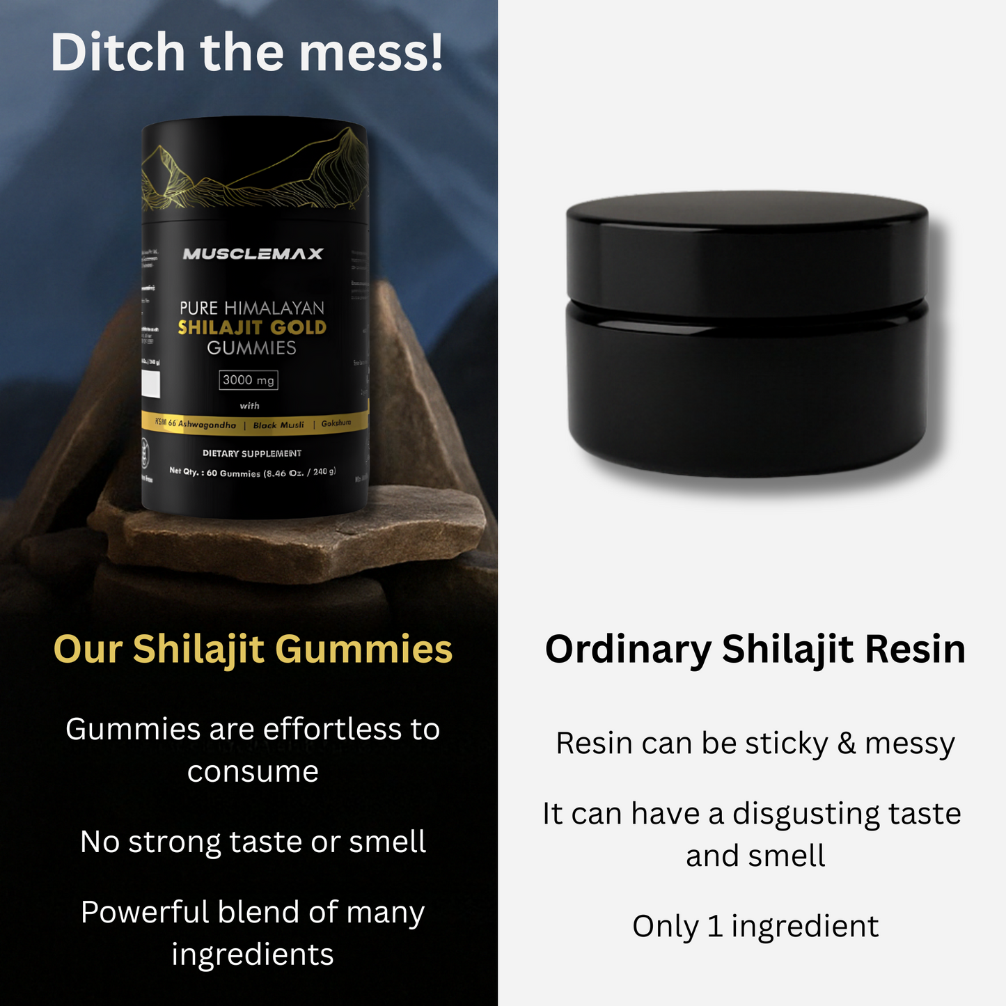MuscleMax™ Pure Shilajit Gummies
