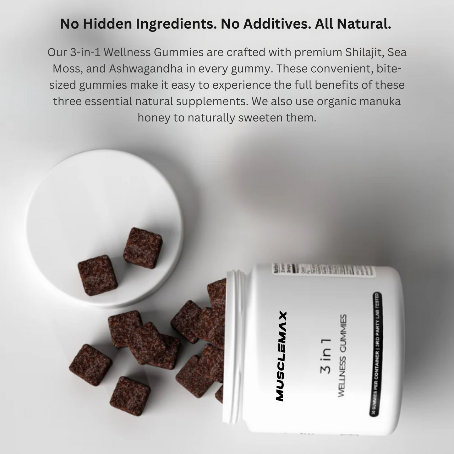 MuscleMax™ 3-in-1 Wellness Gummies