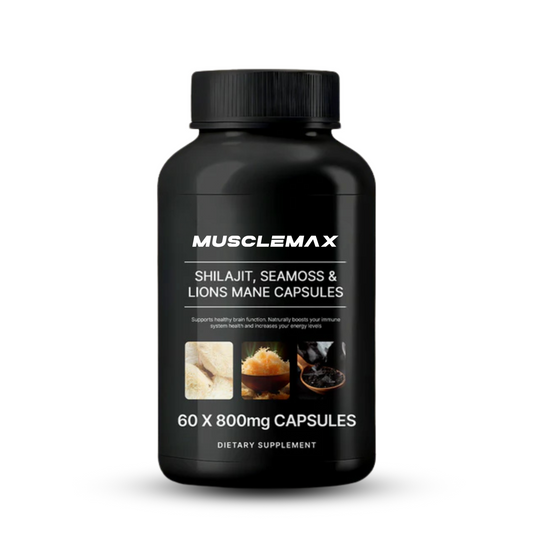 MuscleMax™ Shilajit, Sea Moss & Lions Mane