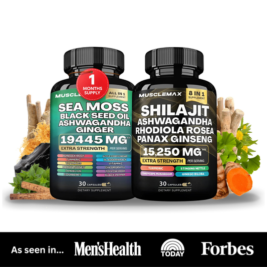MuscleMax™ Sea Moss & Shilajit Deep Sleep Bundle