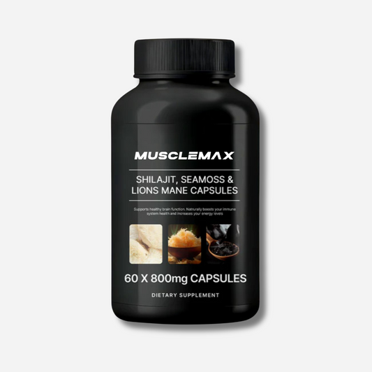 MuscleMax™ Shilajit, Sea Moss & Lions Mane