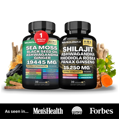 Sea Moss & Shilajit Women's Supplement Bundle