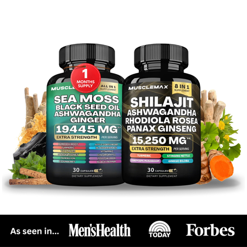 Sea Moss & Shilajit Women's Supplement Bundle