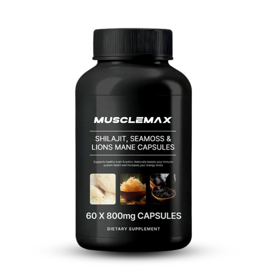 MuscleMax™ Shilajit, Sea Moss & Lions Mane