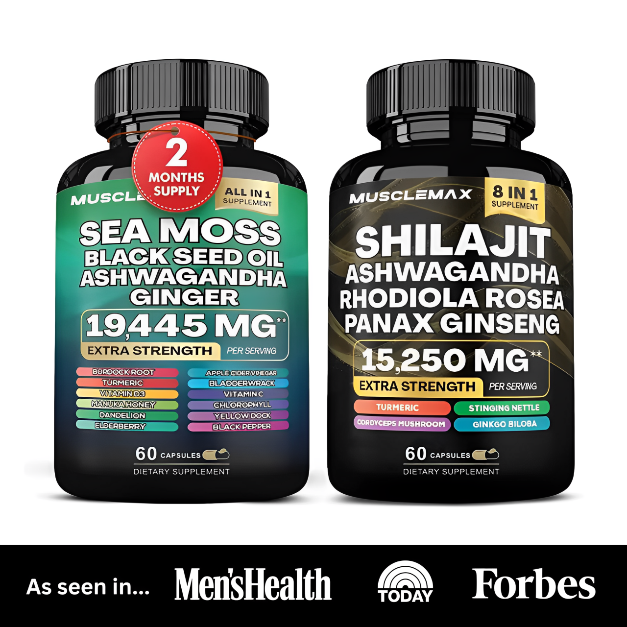 MuscleMax™ Sea Moss & Shilajit Deep Sleep Bundle