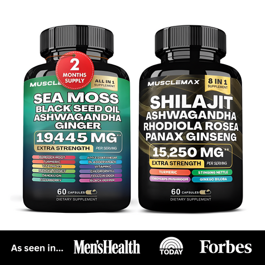 MuscleMax™ Sea Moss & Shilajit Ultimate Supplement Bundle