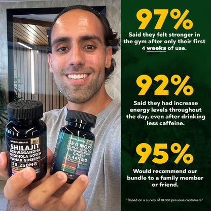 MuscleMax™ Sea Moss & Shilajit Deep Sleep Bundle