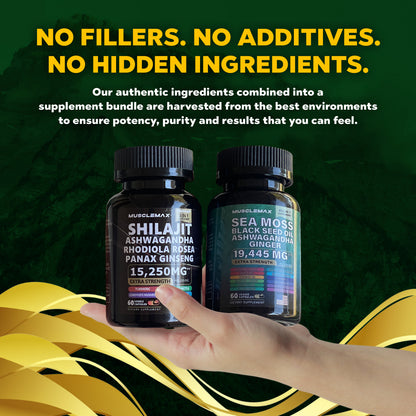 Sea Moss & Shilajit Women's Supplement Bundle