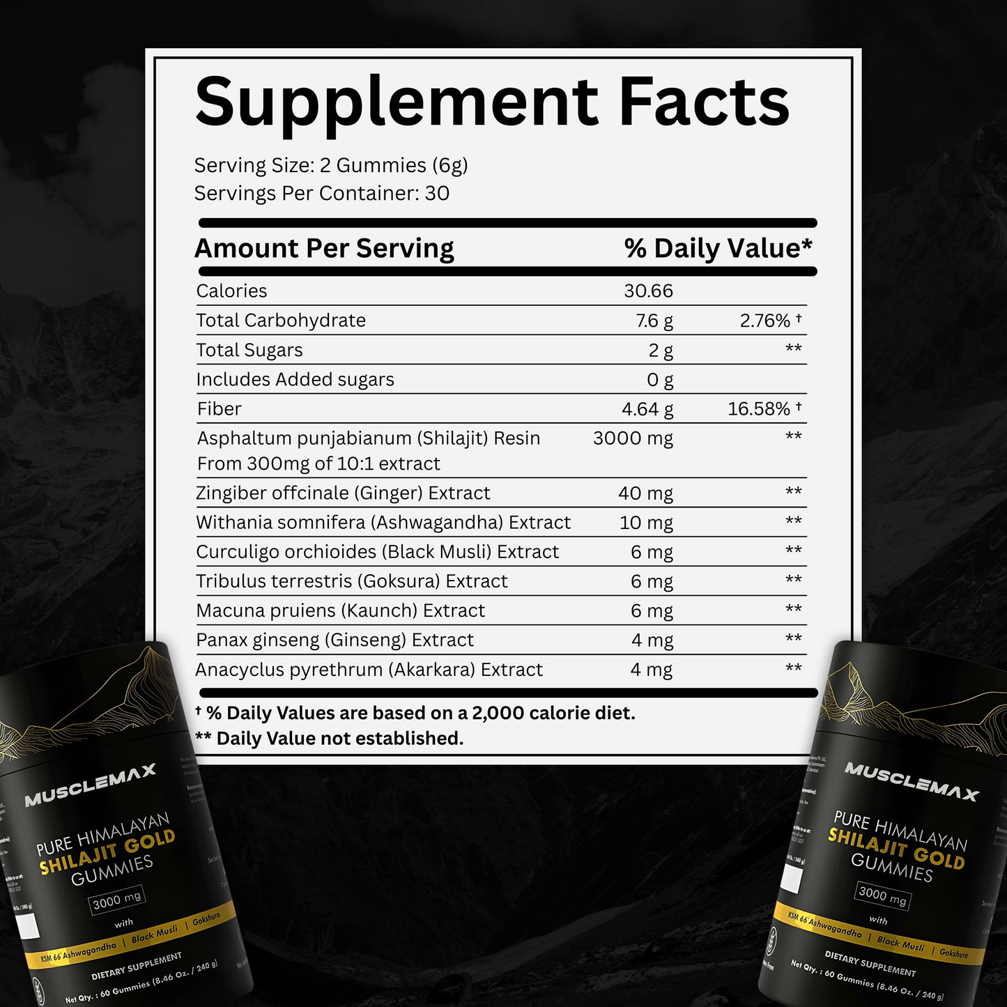 MuscleMax™ Pure Shilajit Gummies